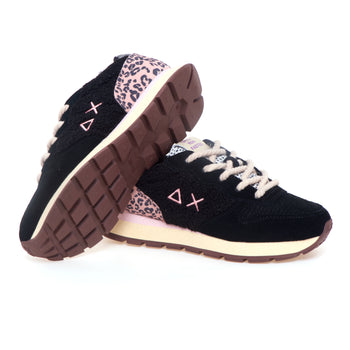Sneaker SUN68 Ally Winter Suede con inserti in velluto e teddy - 4