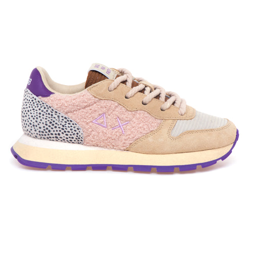 Sneaker SUN68 Ally Winter Suede con inserti in velluto e teddy