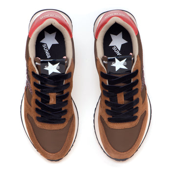 Sneaker SUN68 Stargirl Glitter in nylon e camoscio - 5
