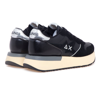 Sneaker SUN68 Big Stargirl in ecopelle e camoscio - 3