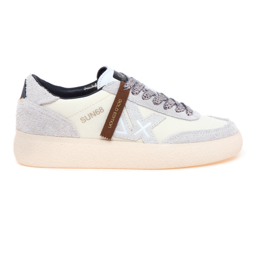 Sneaker SUN68 Sally in nylon e camoscio