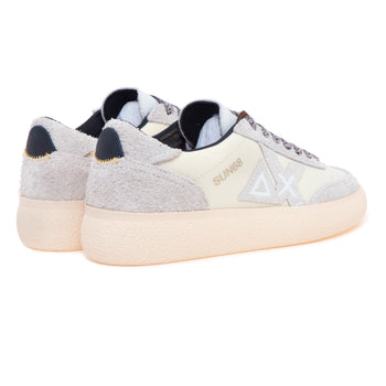 Sneaker SUN68 Sally in nylon e camoscio - 3