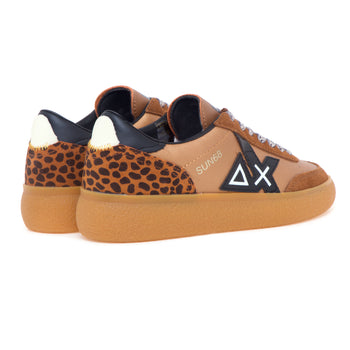 Sneaker SUN68 Sally in nylon e camoscio - 3