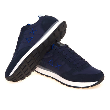Sneaker SUN68 Tom Solid in camoscio e tessuto - 4