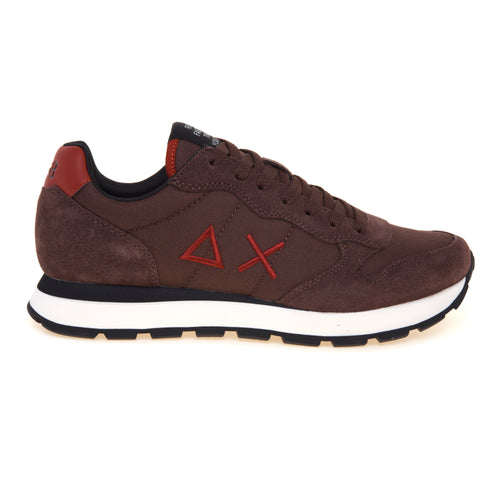 Sneaker SUN68 Tom Solid in camoscio e tessuto
