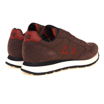 Sneaker SUN68 Tom Solid in camoscio e tessuto - 3