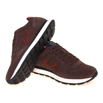 Sneaker SUN68 Tom Solid in camoscio e tessuto - 4