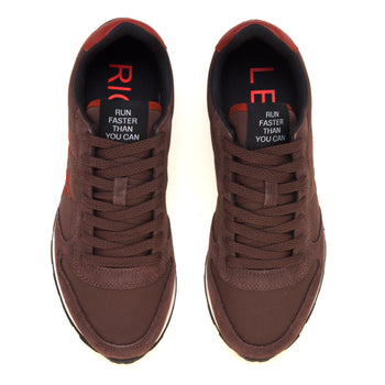 Sneaker SUN68 Tom Solid in camoscio e tessuto - 5