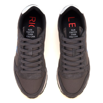 Sneaker SUN68 Tom Solid in camoscio e tessuto - 5