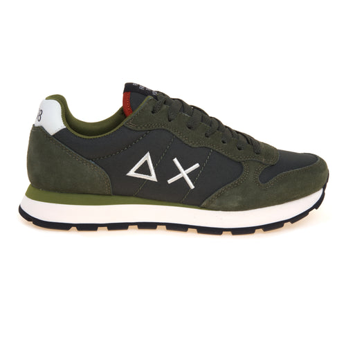 Sneaker SUN68 Tom Solid in camoscio e tessuto