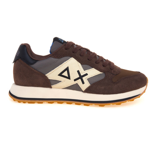 Sneaker SUN68 Jaki 2.0 Bicolor in camoscio e tessuto