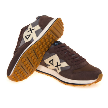 Sneaker SUN68 Jaki 2.0 Bicolor in camoscio e tessuto - 4
