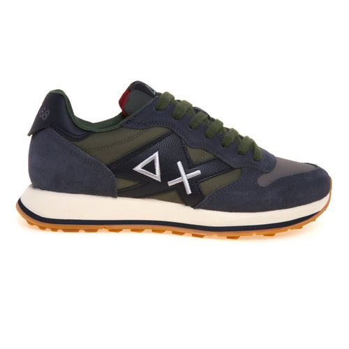 Sneaker SUN68 Jaki 2.0 Bicolor in camoscio e tessuto