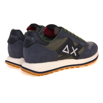 Sneaker SUN68 Jaki 2.0 Bicolor in camoscio e tessuto - 3