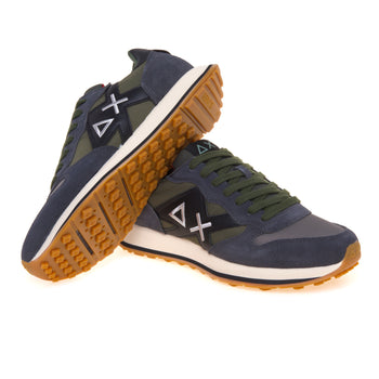 Sneaker SUN68 Jaki 2.0 Bicolor in camoscio e tessuto - 4