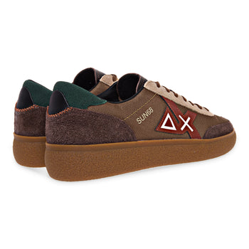 Sneaker SUN68 Luis Nylon in camoscio e tessuto - 3