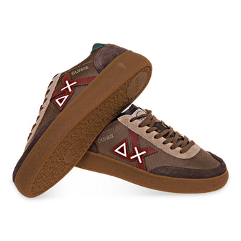 Sneaker SUN68 Luis Nylon in camoscio e tessuto - 4