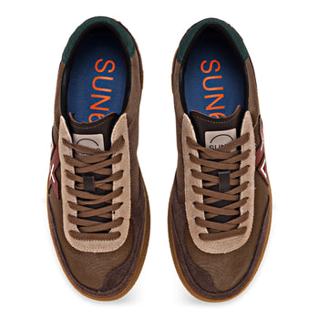 Sneaker SUN68 Luis Nylon in camoscio e tessuto - 5