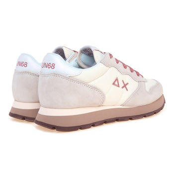 Sneaker SUN68 Ally Solid in camoscio e tessuto - 3