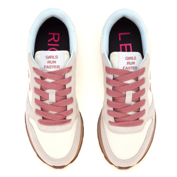 Sneaker SUN68 Ally Solid in camoscio e tessuto - 5