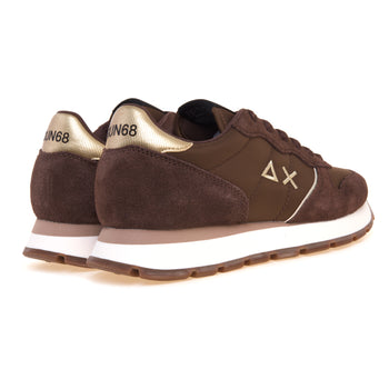 Sneaker SUN68 Ally Silver Gold in camoscio e tessuto - 3