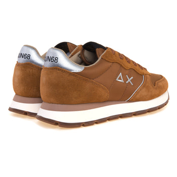 Sneaker SUN68 Ally Silver Gold in camoscio e tessuto - 3