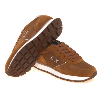 Sneaker SUN68 Ally Silver Gold in camoscio e tessuto - 4