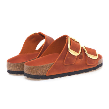 Ciabatta Birkenstock Arizona Big Buckle in pelle oliata - 3