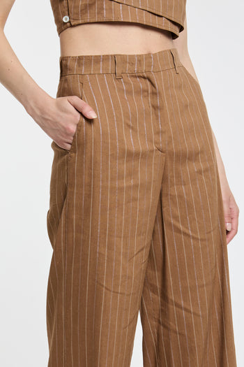 Pantalone chino Marella in popeline di cotone stretch - 4