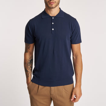 Polo manica corta Daniele Fiesoli in cotone crepè - 6