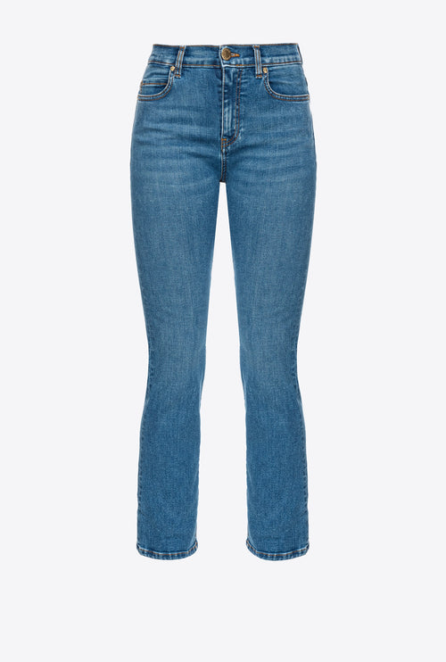 Jeans bootcut cinque tasche Pinko in denim stretch