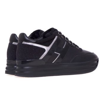 Hogan Midi Platform sneaker in leather - 3