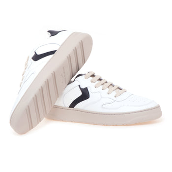 Sneaker Voile Blanche Layton 01 in pelle - 4