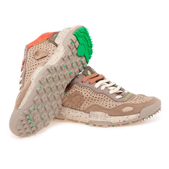 Sneaker Satorisan "Chacrona Laser Premium" in pelle forata e camoscio - 4