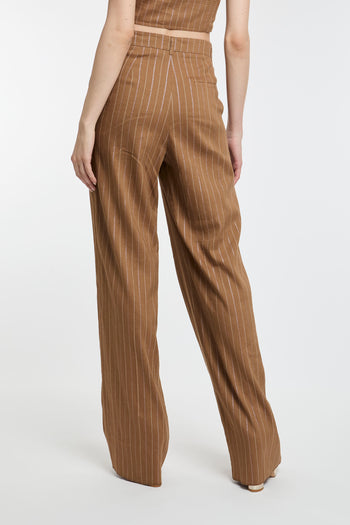 Pantalone chino Marella in popeline di cotone stretch - 5