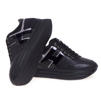 Hogan Midi Platform sneaker in leather - 4
