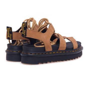 Sandalo Dr Martens "Nartilla" in nabuck con fasce allacciate in caviglia - 3