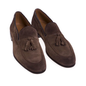 Doucal's moccasin in suede with tassels - 5