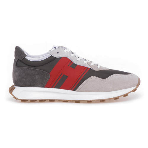 Hogan H601 sneaker in suede and fabric
