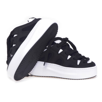 Vic Matiè sneaker in nubuck and fabric with maxi lace - 4