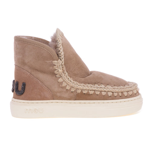 Mou Eskimo Sneaker Bold ankle boot with glitter logo