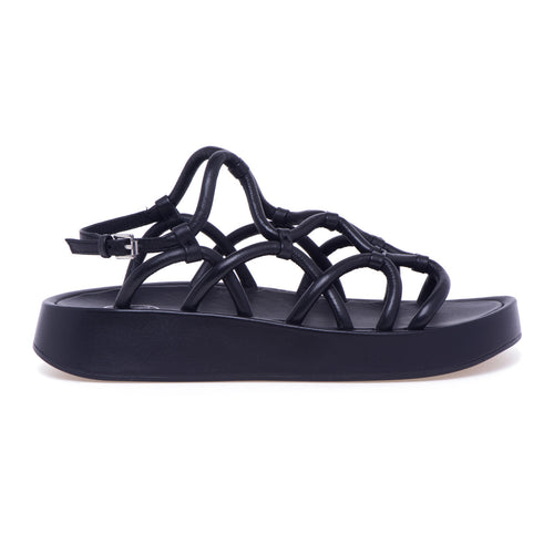 ASH "Venus" leather sandal with padded mignon