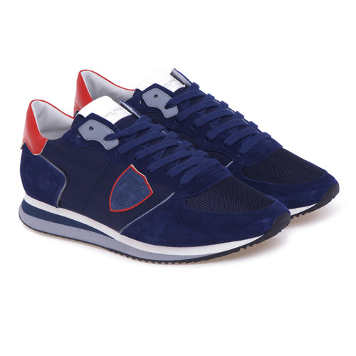 Philippe Model Trpx sneaker in suede and fabric - 2