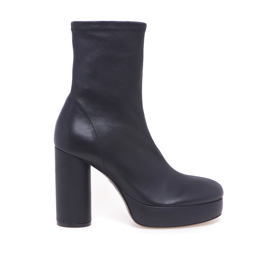 Vic Matiè ankle boot in eco-leather with 135 mm heel and stretch upper