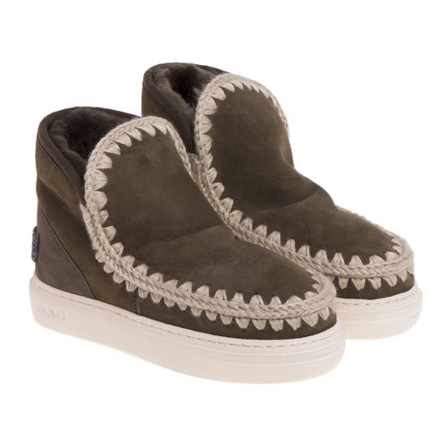 Mou Eskimo Sneaker Bold ankle boot with glitter logo - 2