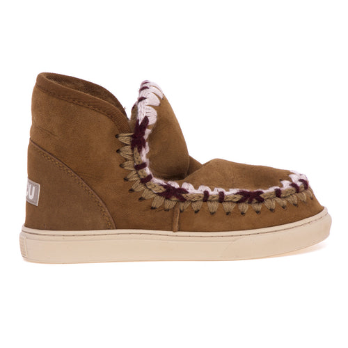 Mou Eskimo Sneaker Overstitching ankle boot in suede - 1