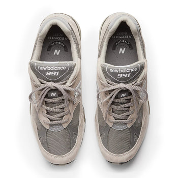 Sneaker New Balance 991 in camoscio e tessuto - 4