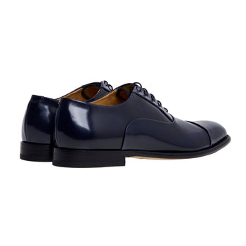 Fabi lace-ups in shiny leather with toe cap - 3