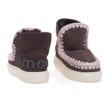 Mou Eskimo Sneaker Bold ankle boot with glitter logo - 4
