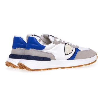Philippe Model "Antibes" sneaker in suede and fabric - 3